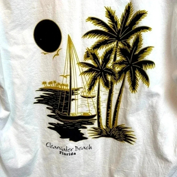 VINTAGE 90’s Clearwater Florida zip up windbreaker/lightweight jacket - Picture 3 of 9